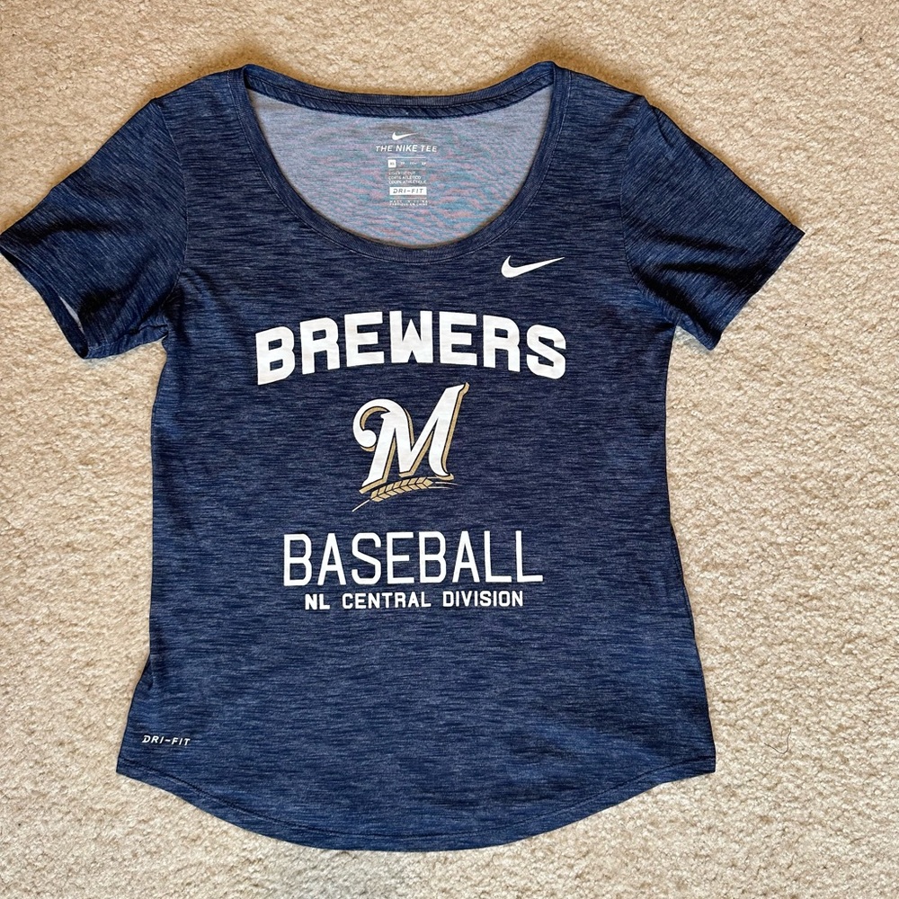 Nike Dri-fit Brewers baseball tee